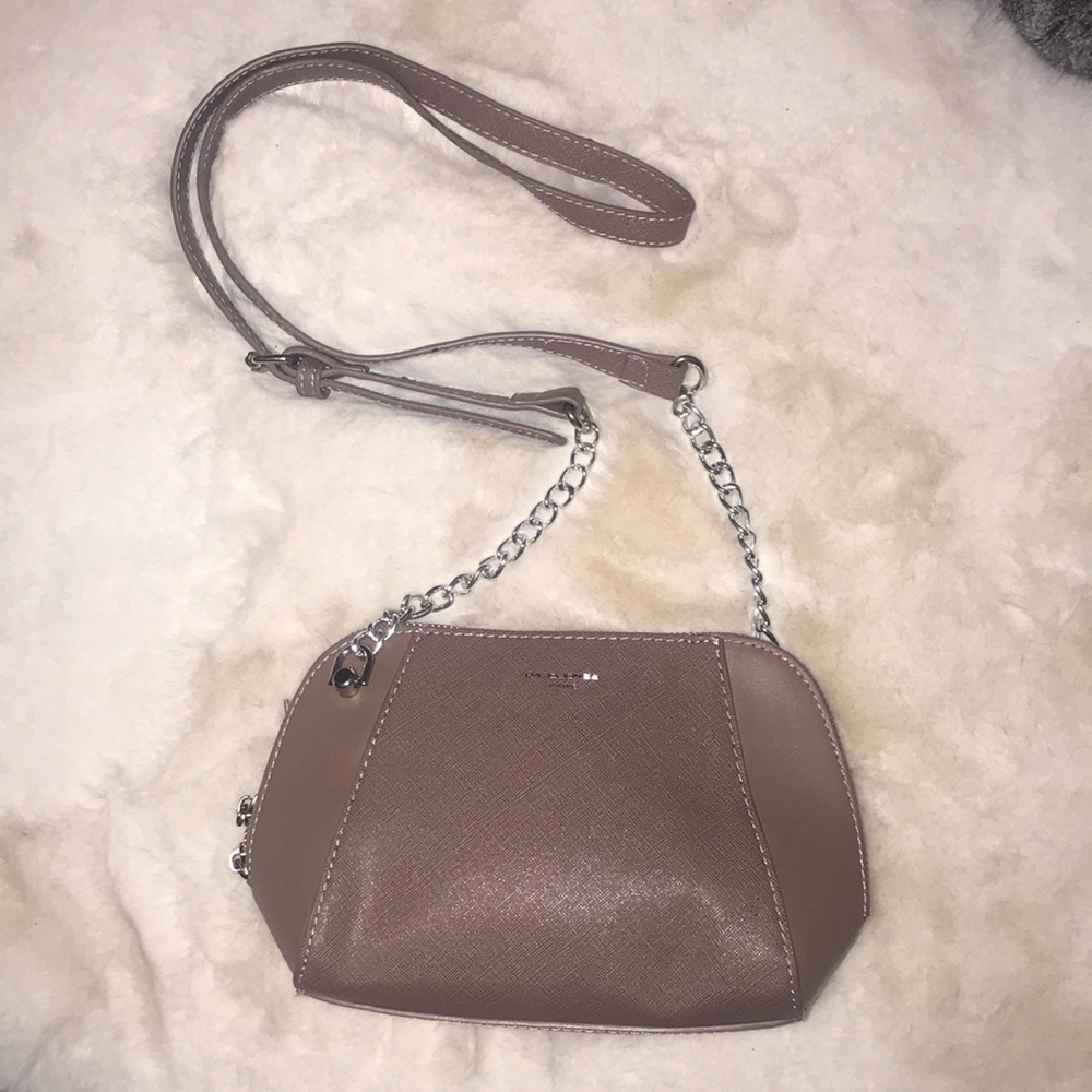 DAVID JONES PARIS mauve crossbody